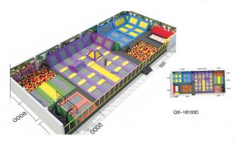 QX-18103C組合型蹦床